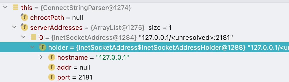 ConnectStringParser Result